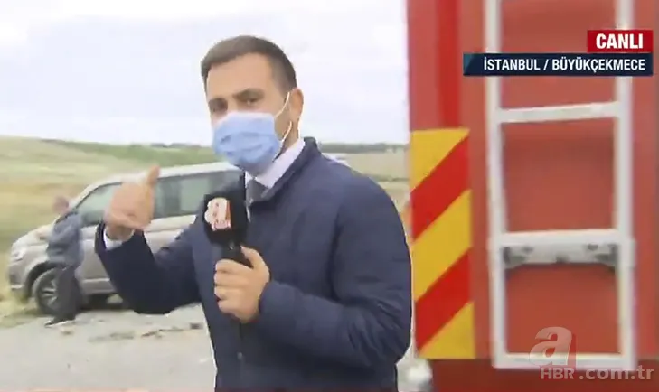 Son dakika: İstanbul Büyükçekmece'de eğitim uçağı düştü! A Haber olay yerinde 1