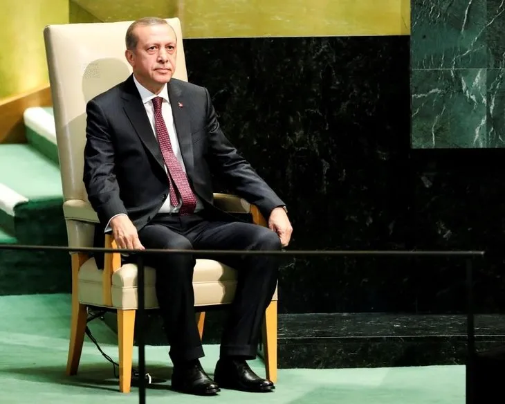 Cumhurbaşkanı Erdoğan’a BM’de yoğun ilgi