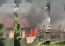 Sarıyer’de ahşap ev alev alev yandı