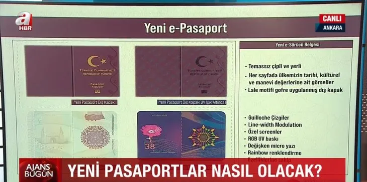 İşte Türkiye’nin yeni pasaportu! Basımı başlıyor