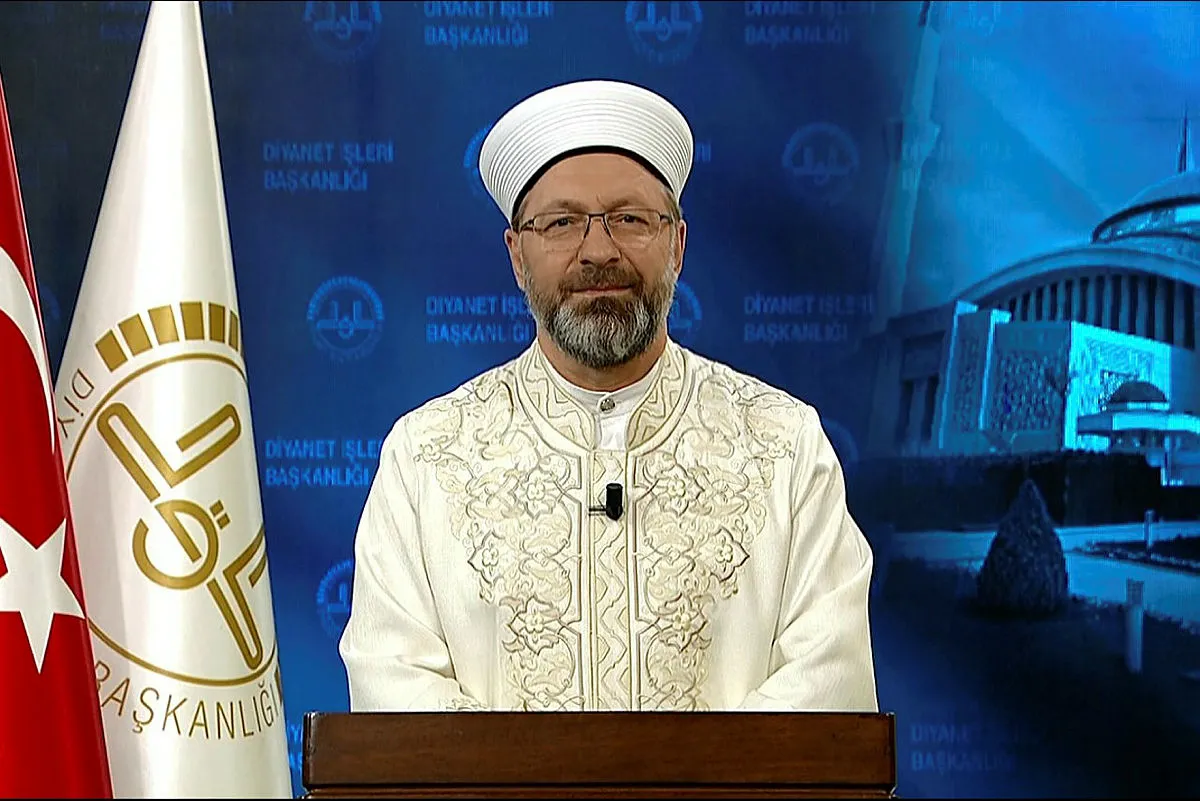 Diyanet İşleri Başkanı Ali Erbaş'tan bayram mesajı