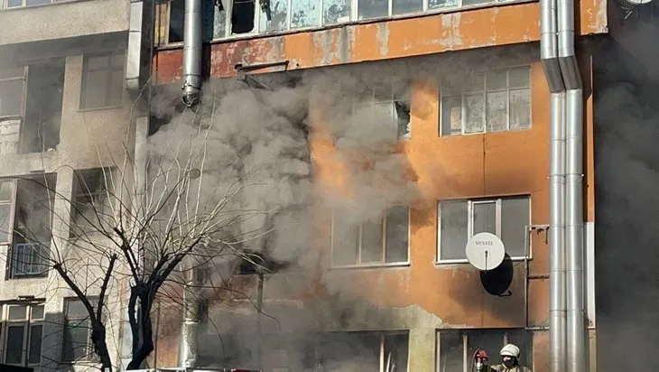 İstanbul Güngören’de yangın paniği! Patlamalar meydana geldi