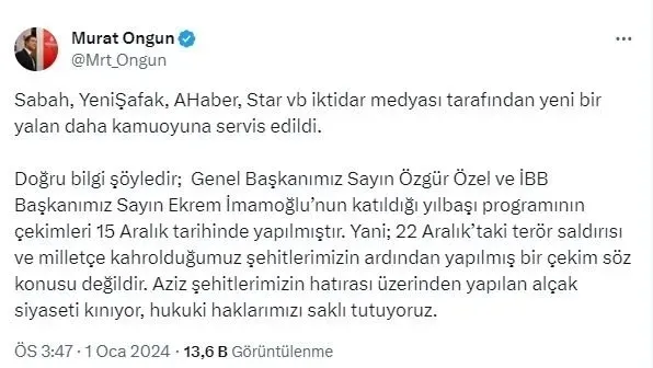 Ekrem İmamoğlu'ndan görülmemiş ikiyüzlülük! Milli Yası çabuk unuttu! Yılbaşı gecesinde göbek atmalı eğlence - 3