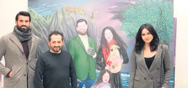 Volkan Demirel ve eşi Zeynep Sever sanat galerisi açtı!