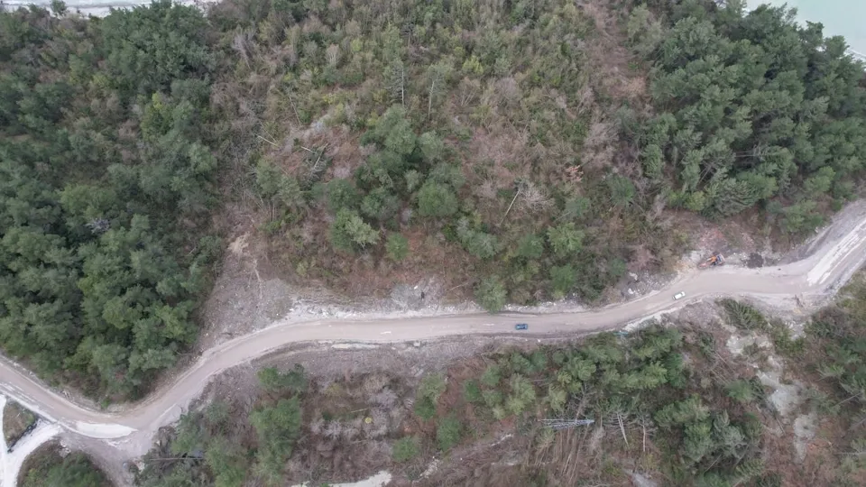 Kastamonu’da dağ yerinden kaydı! Gören şaştı kaldı