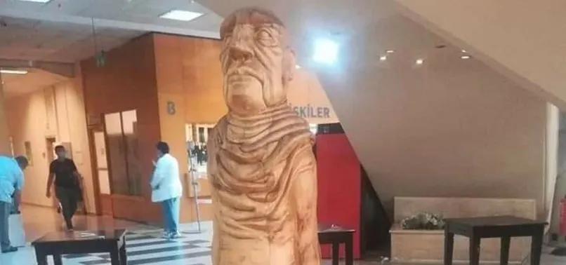 Kadıköy Belediyesi'nde heykel skandalı! FETÖ elebaşı Gülen'e benzerliği ile tepki topladı