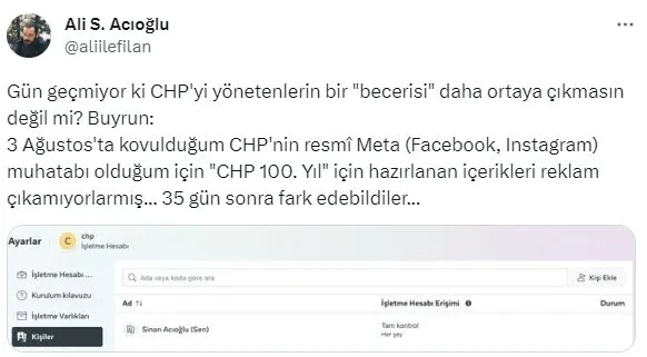 CHP ve ekibinden bir iş bilmezlik daha! Eski sosyal medya sorumlusu Beceriksizler diyerek ifşa etti