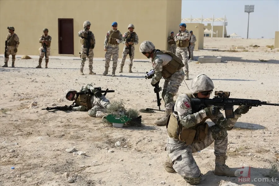 MSB'den Katar Özel Kuvvetler Komutanlığı'nda görevli komandolara eğitim 7