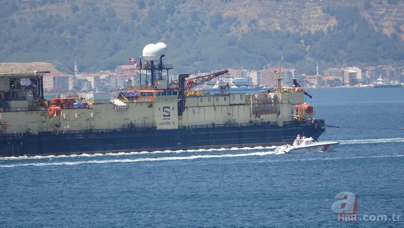 Karadeniz gazı için geldi! Castoro 10 Çanakkale Boğazı'ndan geçti 4