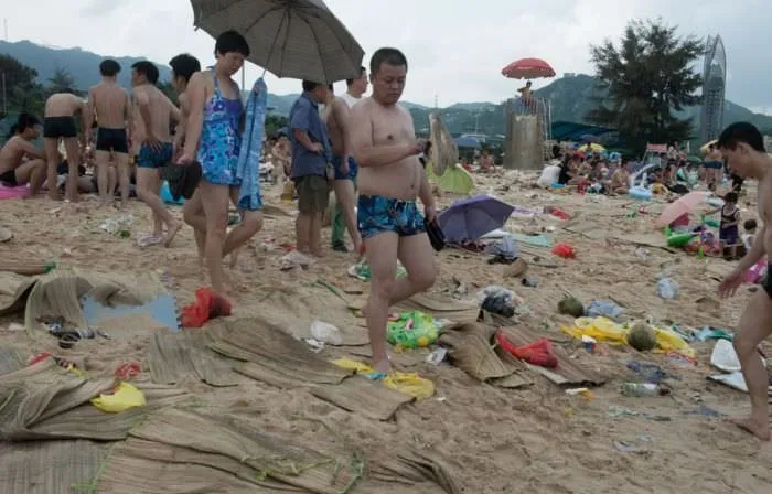 Çin’in pis plajları