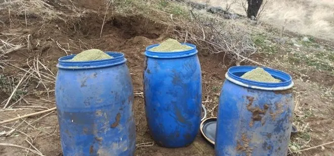 Diyarbakır Lice’de terörün finans kaynağına darbe: 572 kilogram toz ve kubar esrar ele geçirildi