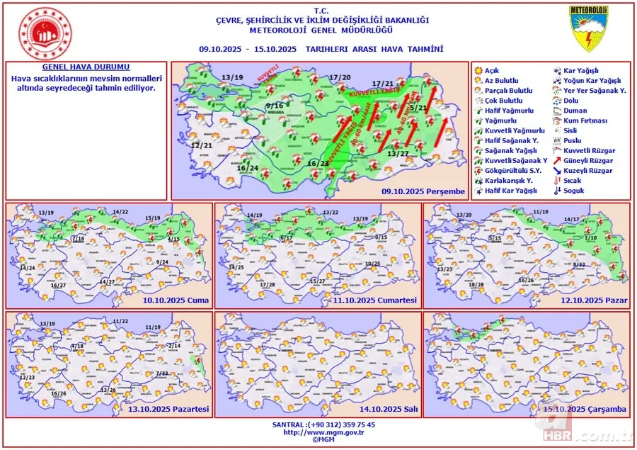 Meteoroloji’den çifte uyarı: Fırtına ve sağanak bir arada! İstanbul, Adana, Rize, Hatay... 10 il için sarı alarm verildi 8