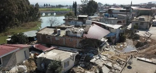 Antakya’da depremde evleri Asi Nehri’ne kaydı! Yaşadığı dehşeti böyle anlattı