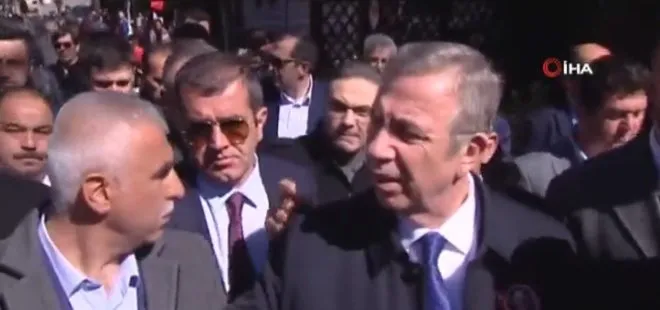 Muhsin Yazıcıoğlu’nun kabrini ziyarete giden Mansur Yavaş’a vatandaşlardan tepki