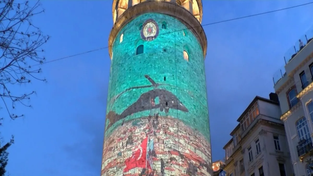 Polis Teşkilatı'nın 180'nci yıl dönümü Galata Kulesi'ndeki törenle kutlandı