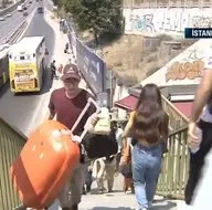 Metrobüs yolu çile yoluna dönüştü