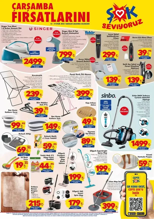 ŞOK 13 Eylül 2023 aktüel indirim kataloğu: ŞOK’ta Domates 7.90 TL, bebek bezi 169 TL, Kırmızı Biber 19.90 TL, Havuç 13.90 TL, Kavanoz 8.50 TL’ye geliyor - 2
