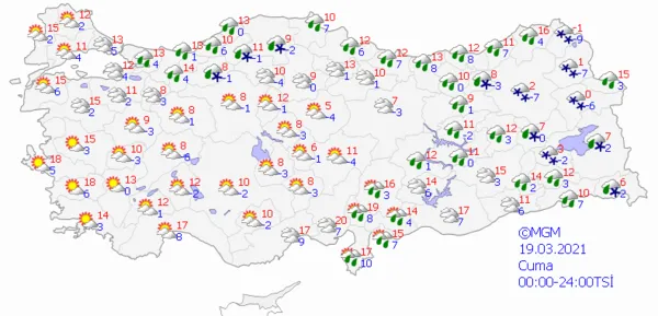 1615836216643.png Meteoroloji'den flaş karla karışık yağmur uyarısı! Hava sıcaklıkları düşüyor! İstanbul Ankara İzmir hava durumu - 10