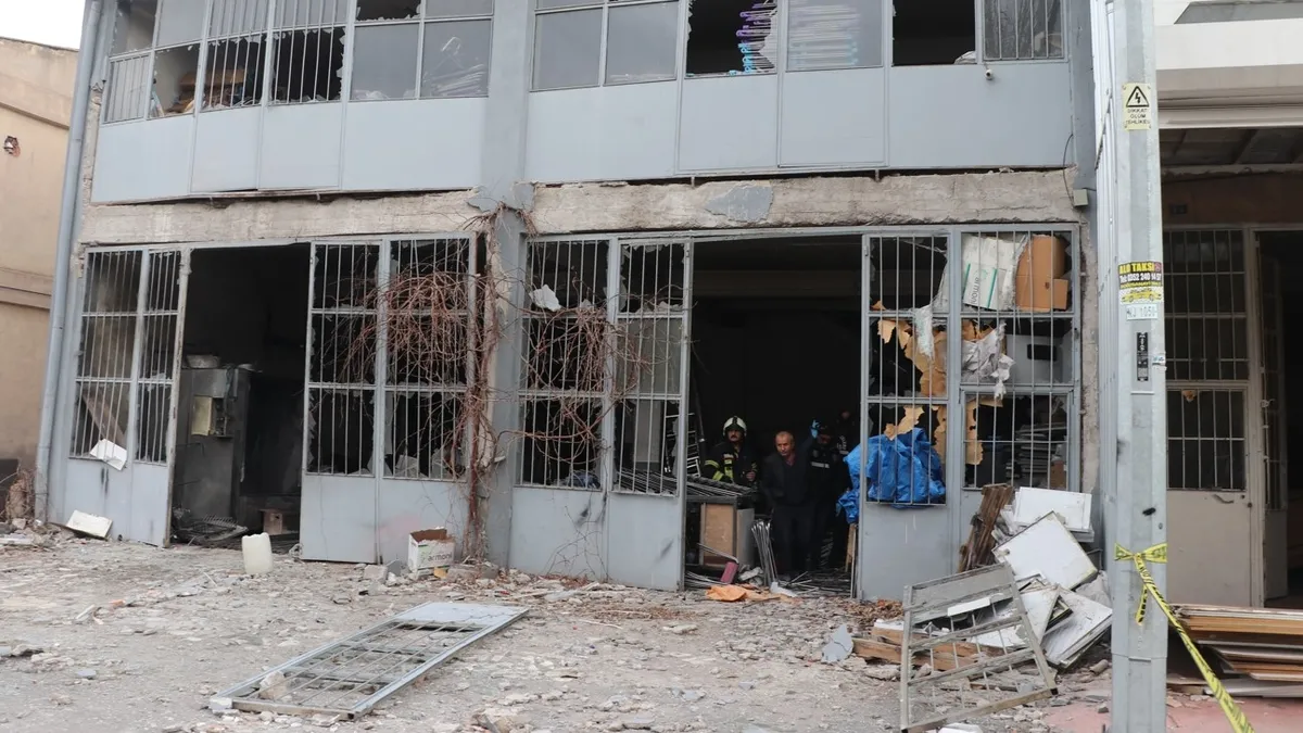 Kayseri'de boya kazanında patlama: 3 yaralı