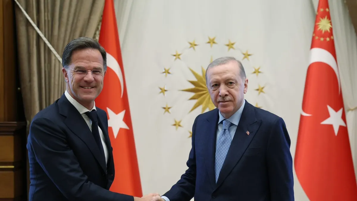 Başkan Erdoğan NATO Genel Sekreteri Mark Rutte'yi kabul etti