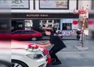 Ünlü şarkıcı gelin arabasının önüne atladı