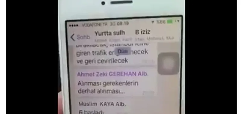 FETÖ'cülerden WhatsApp'tan 'vur' talimatı