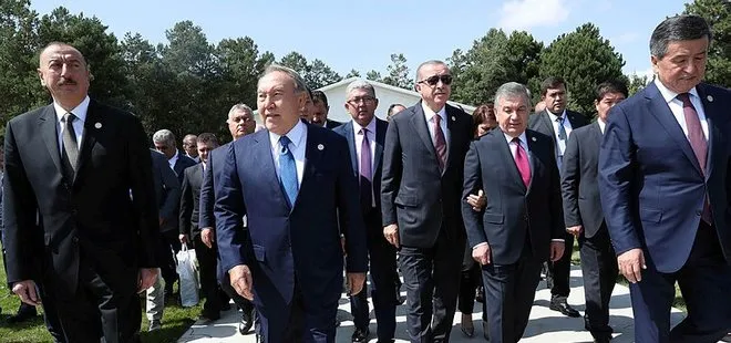 Erdoğan’dan Türk dünyası liderlerine ABD uyarısı