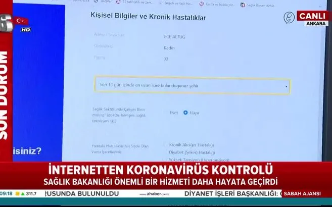 internetten koronavirus testi nasil yapilir virus bende de var mi nasil anlasilir video