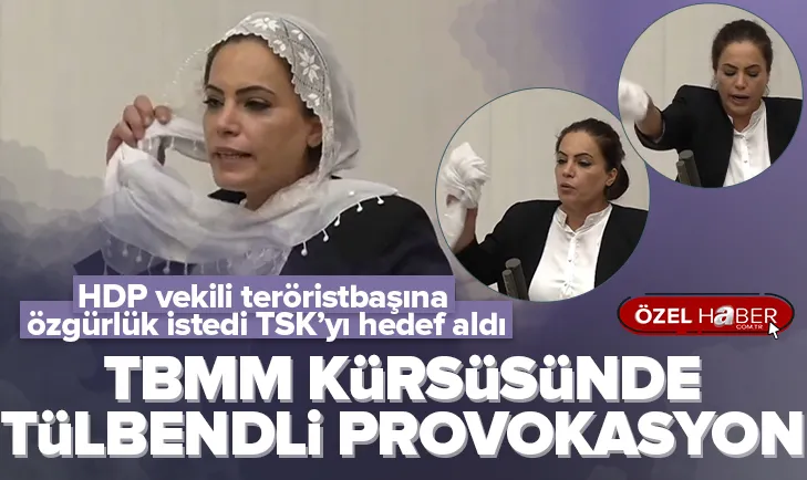 HDP’den TBMM’de tülbentli provokasyon