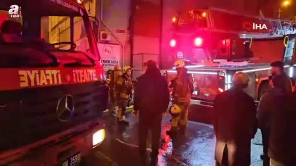 Bağcılar’da tekstil atölyesinde yangın