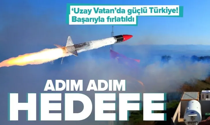Türkiye’nin ’Milli Uzay Programı’ndan çok önemli haber! Hibrit motorlu Sonda Roket Sistemi başarıyla test edildi