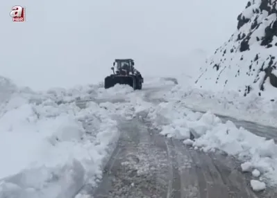 Şırnak’ta karlı yollar açılıyor