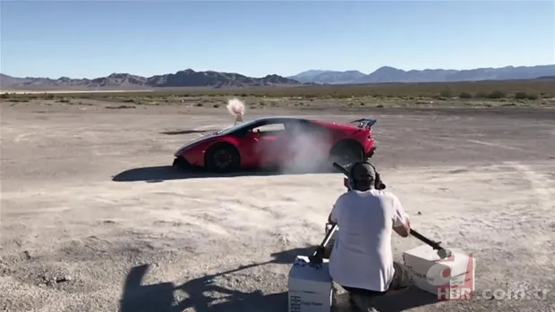 Lamborghini ile oynanan tehlikeli oyun 4