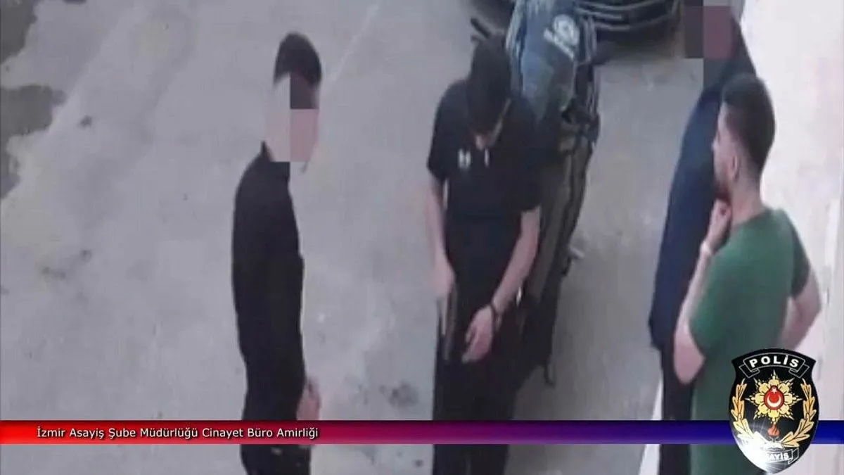 İzmir'de 1 kişinin öldüğü saldırının görüntüleri ortaya çıktı