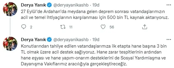 ardahandaki-deprem-sonrasi-karar-bakan-derya-yanik-500-bin-tl-kaynak-aktariyoruz-1664376407668.jpg Ardahan’daki deprem sonrası karar! Bakan Derya Yanık: 500 bin TL kaynak aktarıyoruz - 1