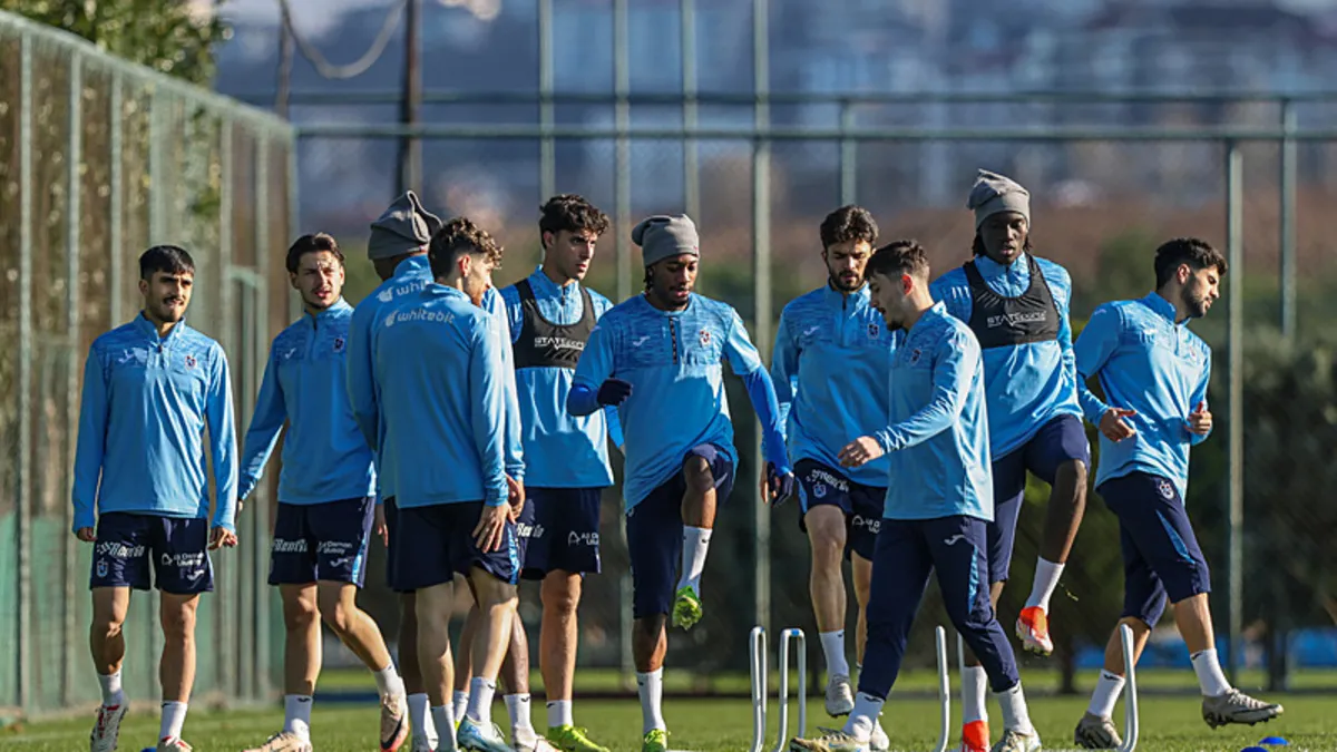 Trabzonspor Samsunspor maçının hazırlıklarını sürdürdü
