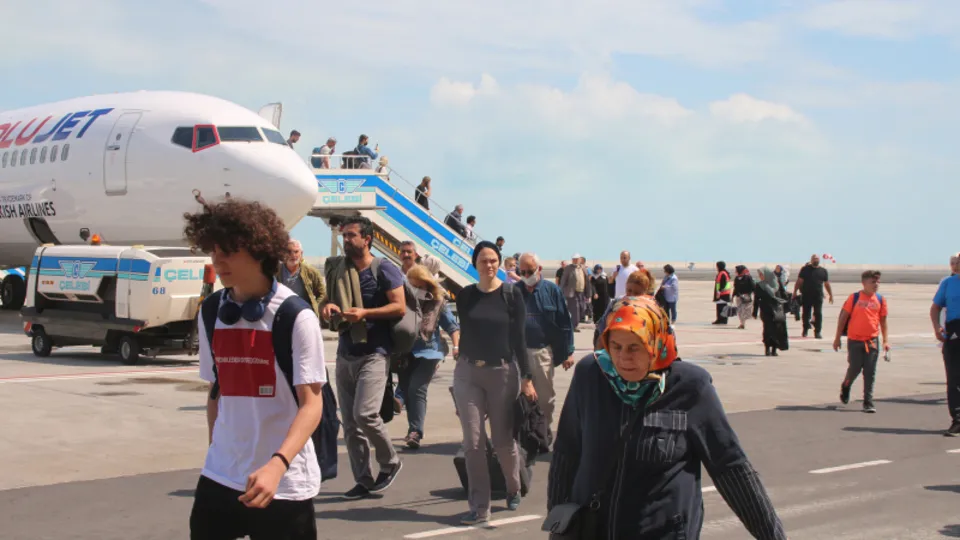 Rize-Artvin Havalimanı'na yoğun ilgi! 1 ayda, 48 bin yolcunun tercihi oldu
