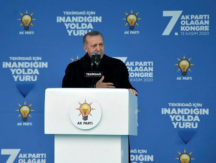 Son dakika: Başkan Erdoğan'dan AK Parti Tekirdağ 7. Olağan İl Kongresi'nde önemli açıklamalar - 1