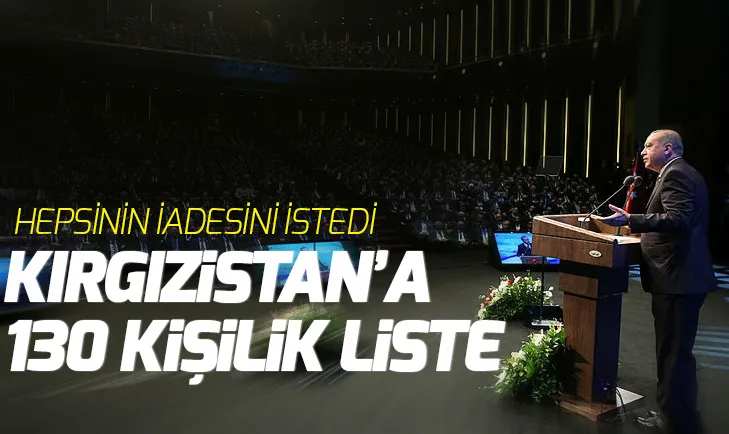 Kırgızistana 130 kişilik liste!