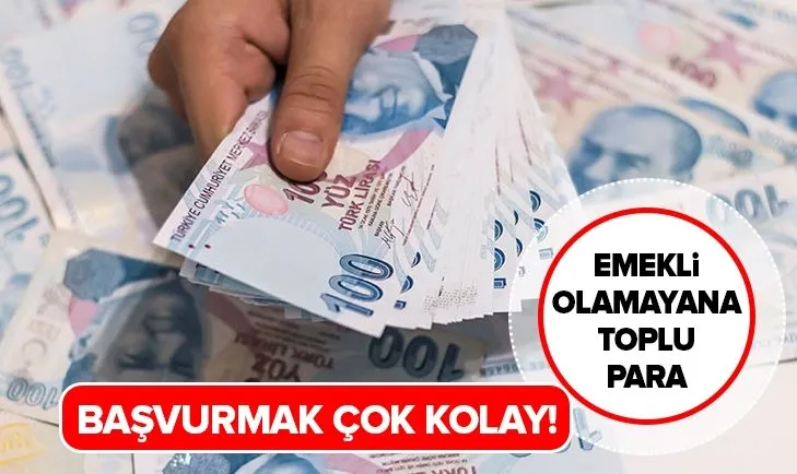 Emekli olamayana toplu para imkanı! Bir dilekçe ile başvurabilirsiniz