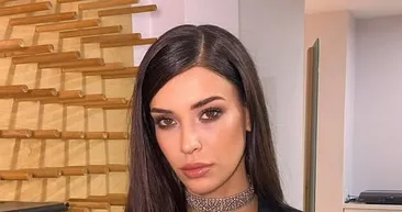 Devrim Özkan şıklığıyla geceye damga vurdu! Dubai tarzına beğeni yağdı