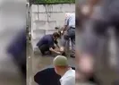 Rizede polis abdest alan adama çoraplarını giydirdi