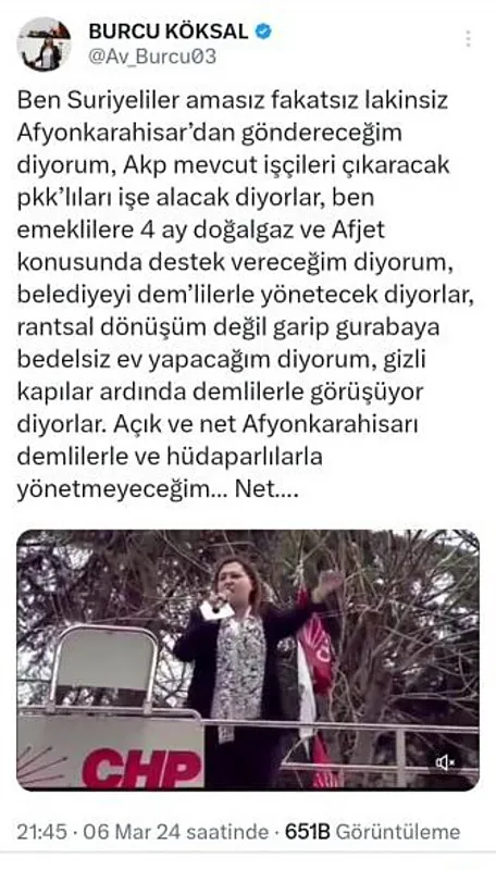 CHP yandaşı Sözcü ve TELE 1’den Burcu Köksal’a büyük operasyon! Geri vites yalanı kısa sürdü! Köksal sözlerini yineledi...
