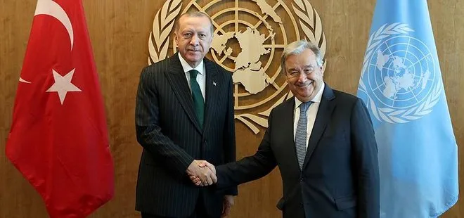 Başkan Recep Tayyip Erdoğan’dan kritik temas: BM Genel Sekreteri Antonio Guterres ile görüştü