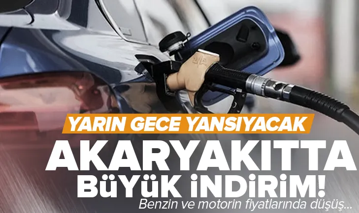 Benzin ve motorinde büyük indirim