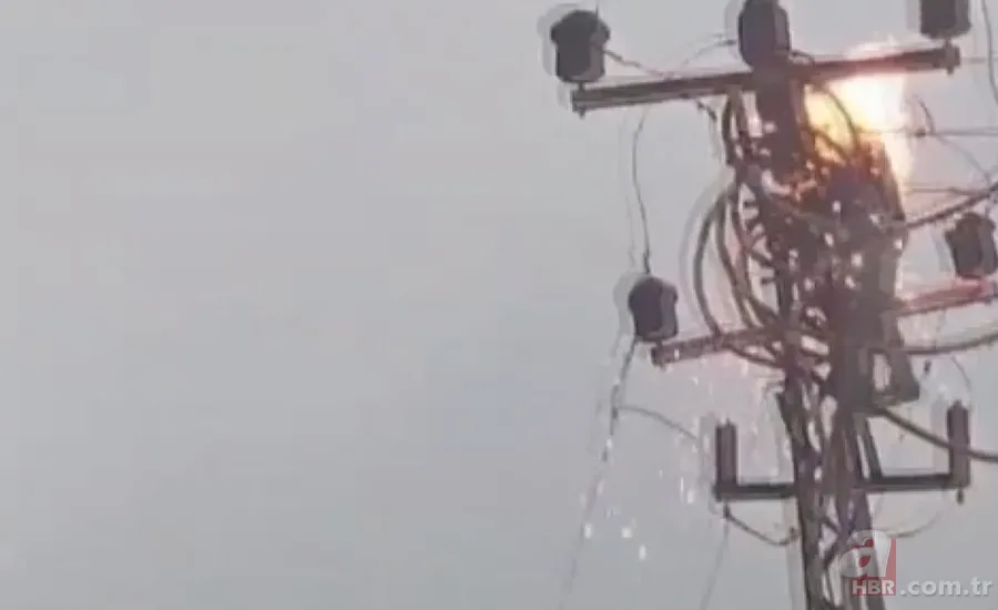 Elektrik direğine çıktı! Saniyeler sonra dehşeti böyle yaşadı 4