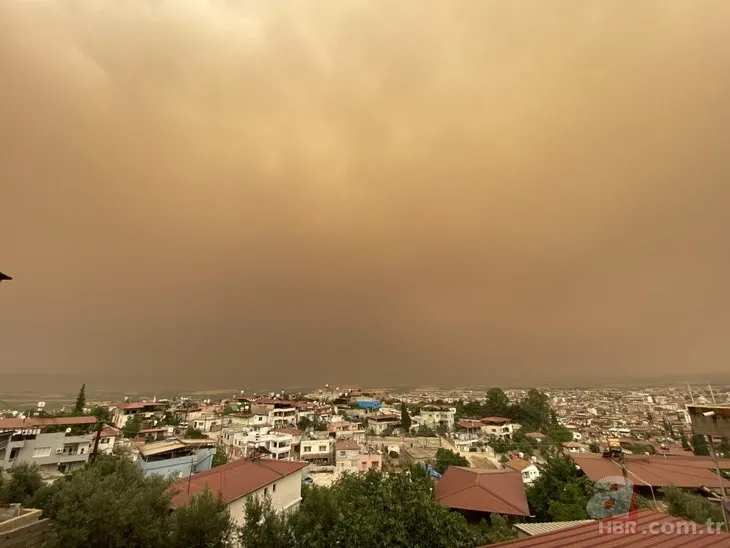 Meteoroloji uyarmıştı: Türkiye’nin güneyi toz bulutu etkisi altında