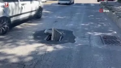 Kırılan mazgal tehlike oluşturdu