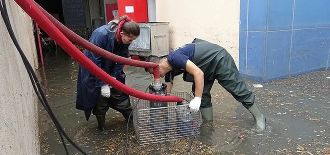 Avcılar Kaymakamlığı’nın bodrum katını su bastı