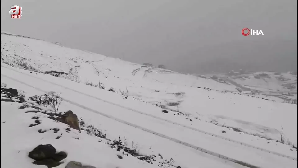 Gümüşhane’nin yüksekleri beyaza büründü